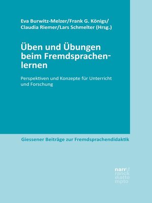 cover image of Üben und Übungen beim Fremdsprachenlernen